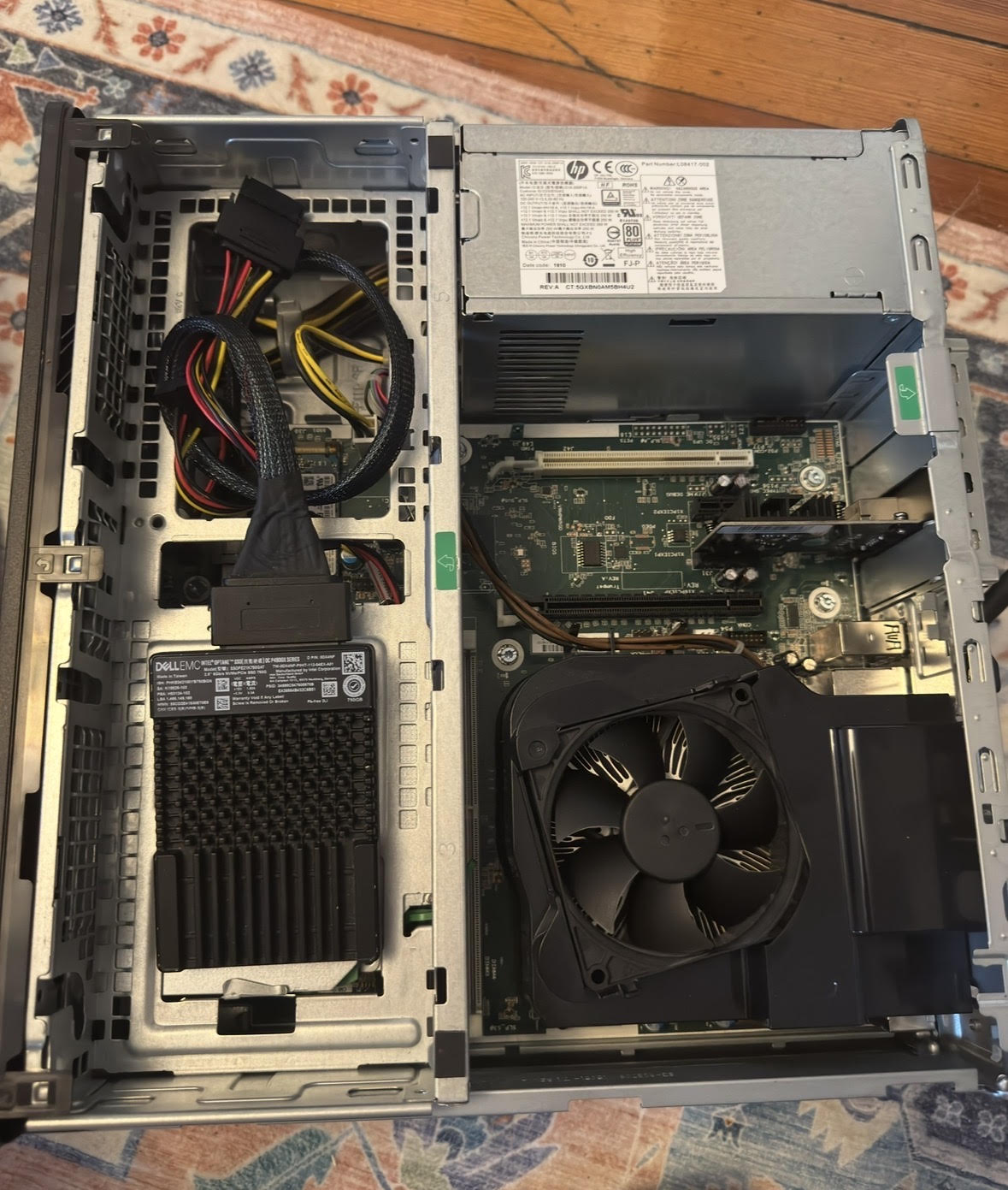 Homelab1 server internals